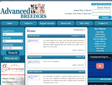 Tablet Screenshot of advancedbreeders.com